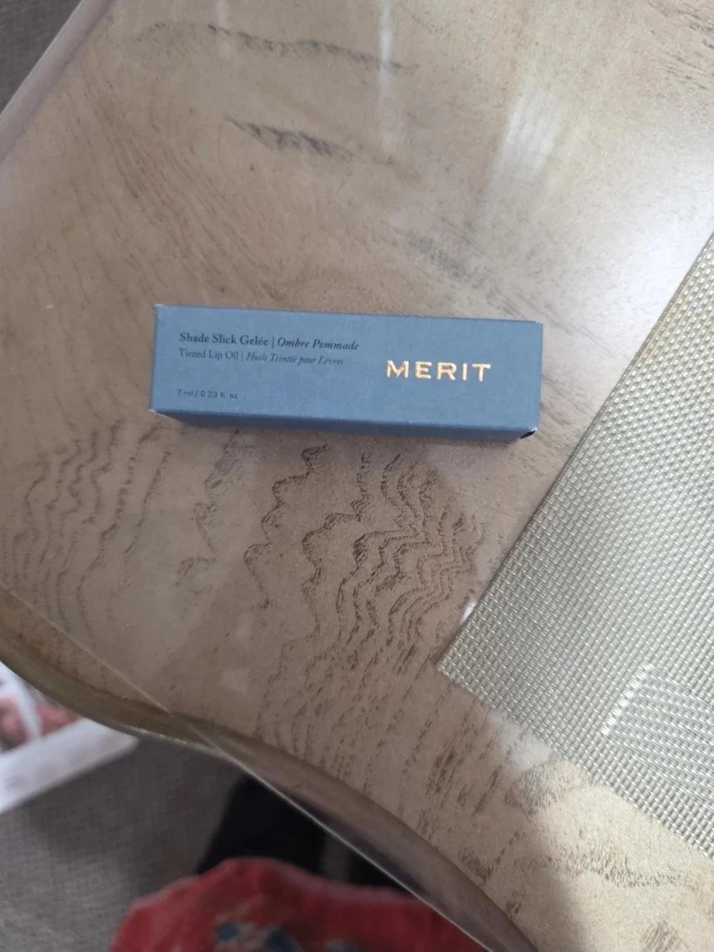 Merit Shade Slick Gelée Tinted Lip Oil — Vibrant Red